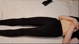 trans girlie cumming through their underwear